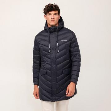 Manteau matelassé midi, droit