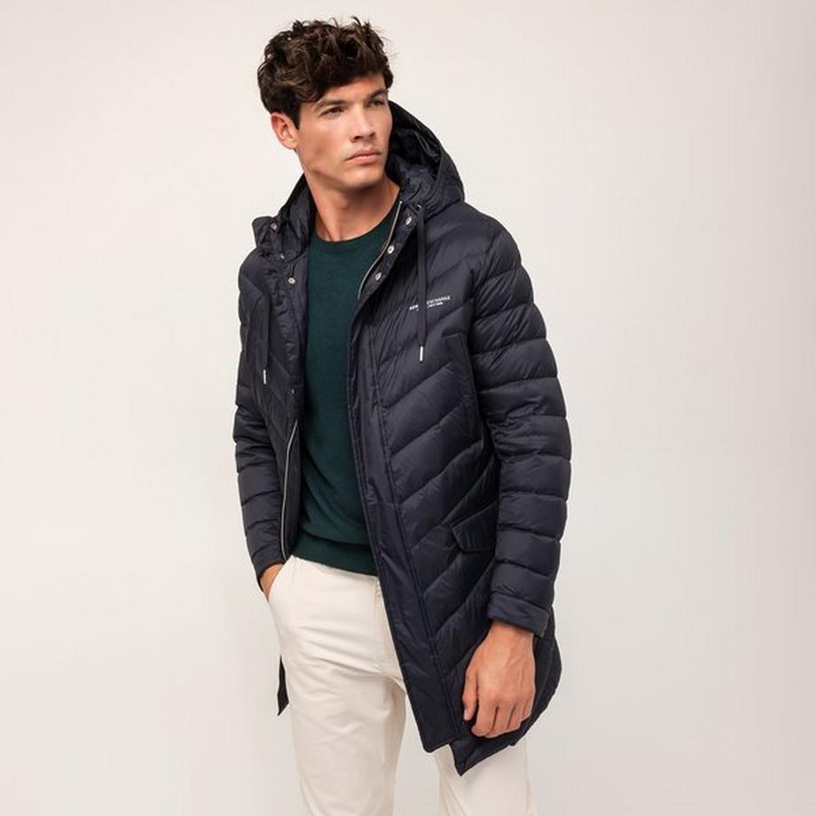 Armani Exchange Midi Daunenmantel Gerader Fit  