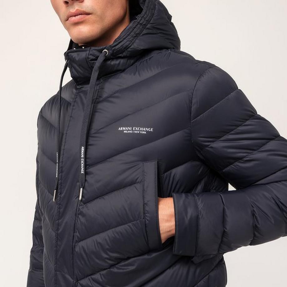 Armani Exchange Midi Daunenmantel Gerader Fit  