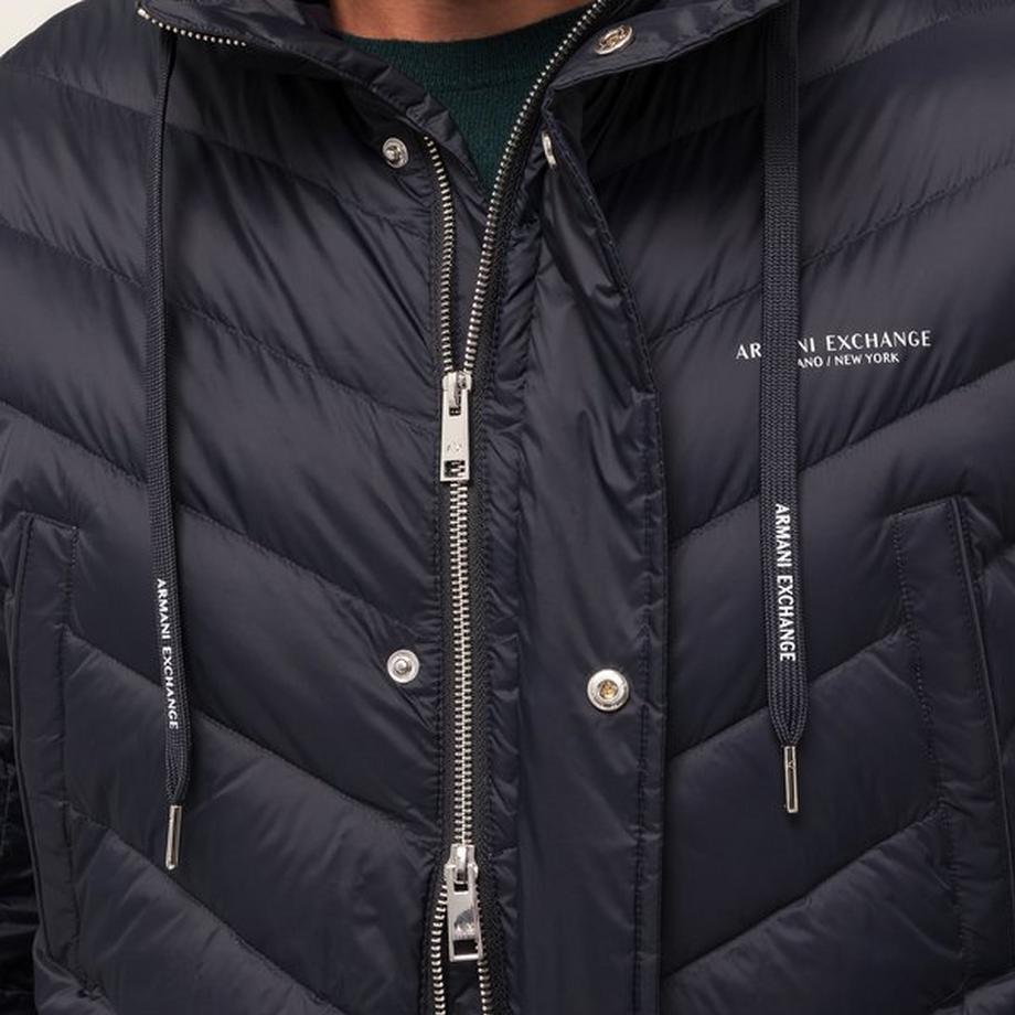 Armani Exchange Midi Daunenmantel Gerader Fit  