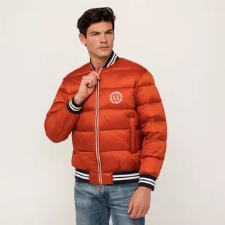 Armani Exchange Daunenbomber Bomberjacke, Reissverschluss 