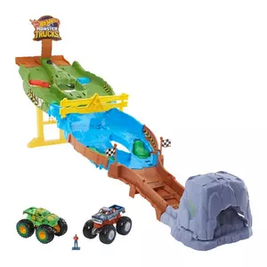 Monster Trucks Wettkampf Rennstrecke