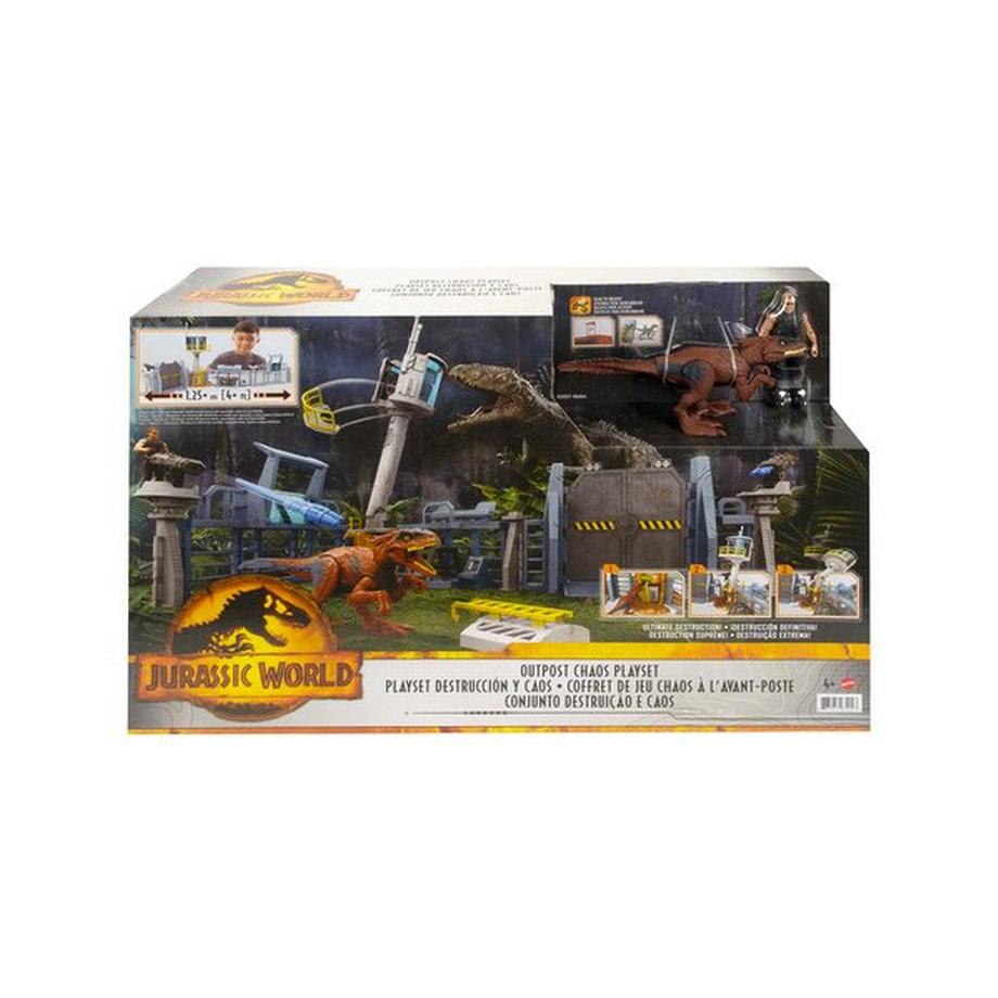 Mattel  Jurassic World Outpost Chaos Playset 