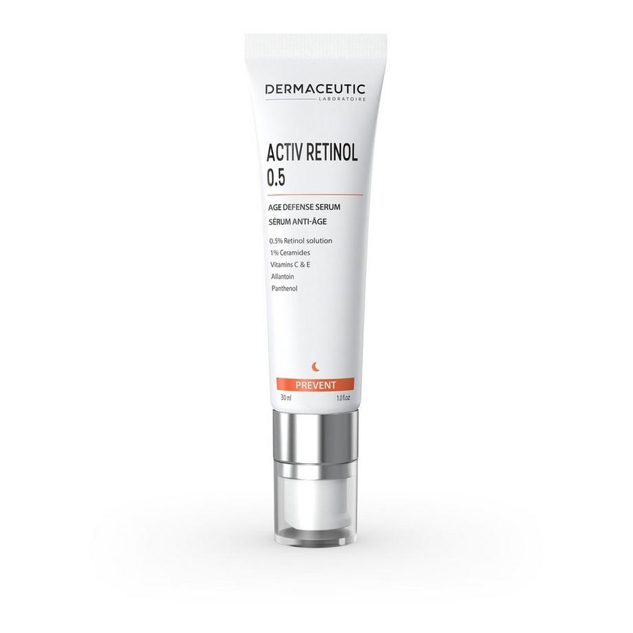 Dermaceutic Anti-Aging-Serum. Dank optimaler Retinol-Konzentration verhindern Activ Retinol Activ Retinol 0.5 