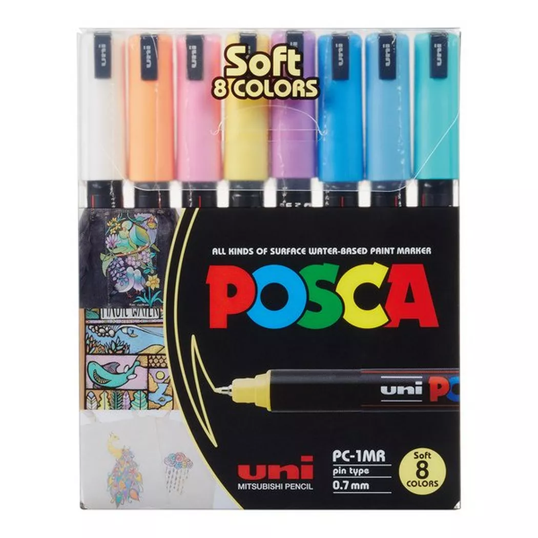 Posca - Marker Set, 13.3X10.6X1.4CM, Multicolor