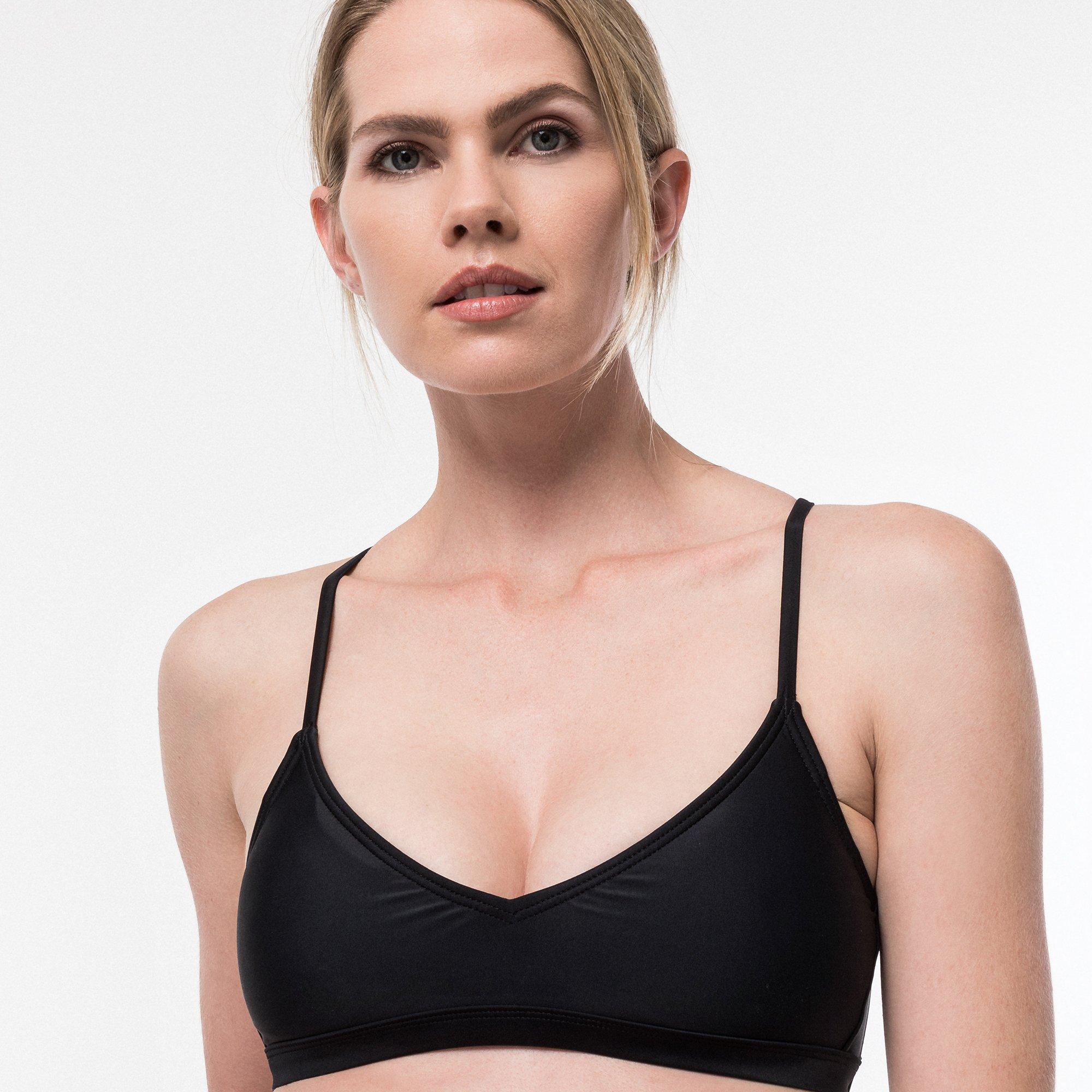 Manor Sport Beach Cross Top Solid Bikini-Top 