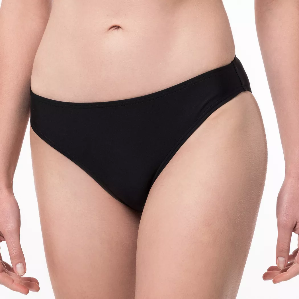 Manor Sport - Bikini Unterteil, Slip, Classic Brief Solid, XS, Black