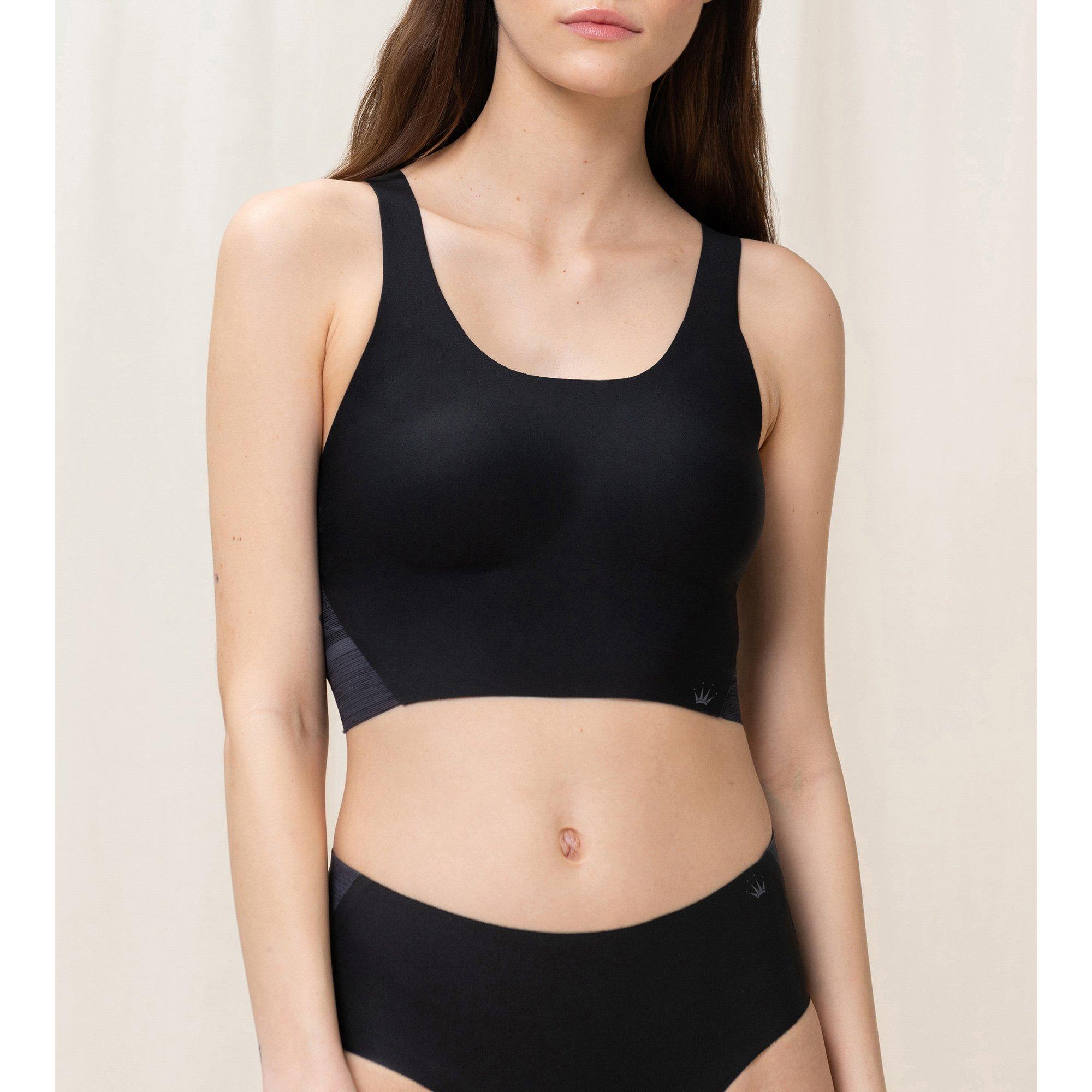 Image of Bügelloser Bh, Wattiert Damen Black 2