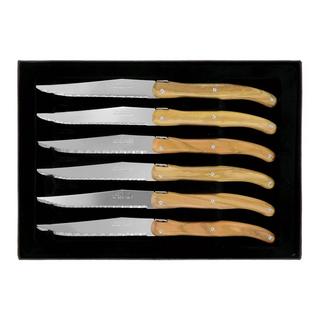 VERDIER Couteaux à steak, 6 pièces Laguiole Débutant 