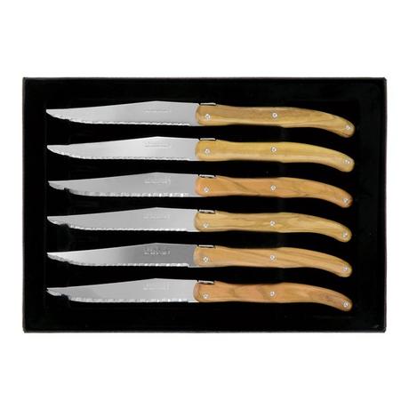 VERDIER Couteaux à steak, 6 pièces Laguiole Débutant 