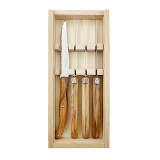 VERDIER Couteaux à steak, 4 pièces Laguiole Débutant 
