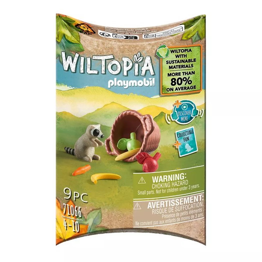 Playmobil - 71066 Waschbär, Multicolor