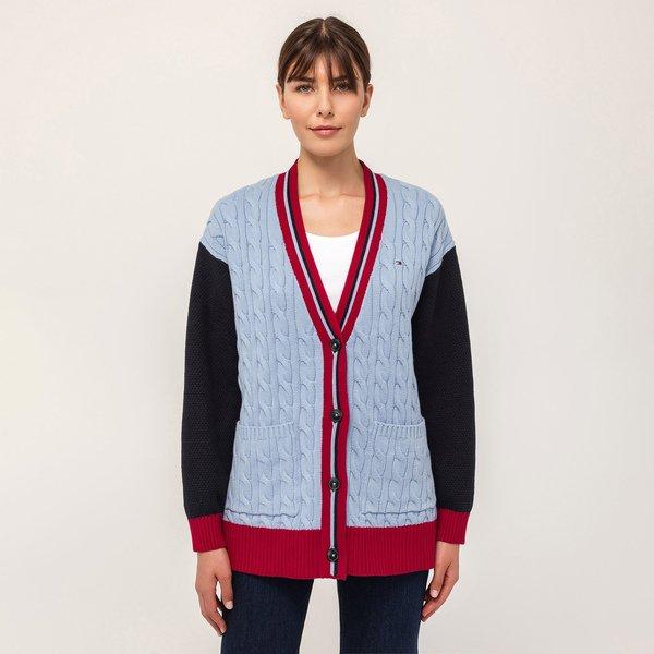 Image of Cardigan, Langarm Damen Jeans XS