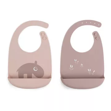 Silicone bib 2-pack Ozzo