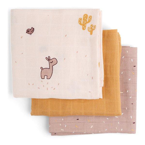Image of done by deer Burp cloth 3-pack GO - ONE SIZE