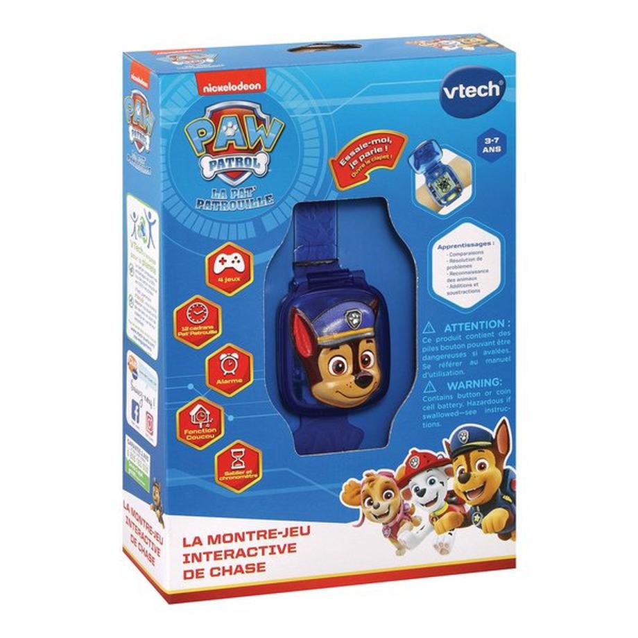 vtech  Paw Patrol montre-jeu interactive de Chase, Français 