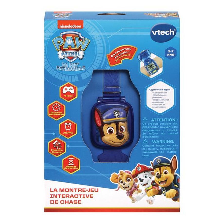 vtech  Paw Patrol montre-jeu interactive de Chase, Français 