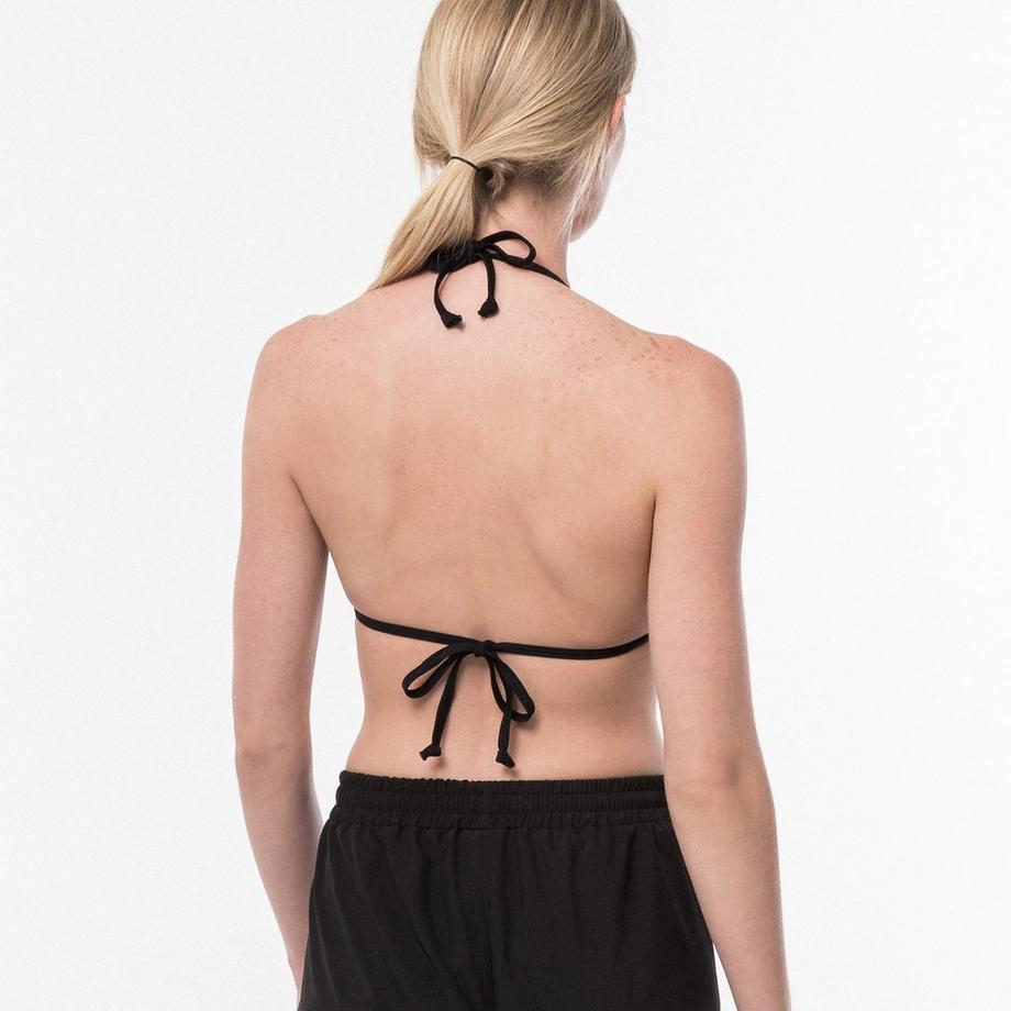 Manor Sport Triangle Top Solid Bikini pezzo sopra, push-up 