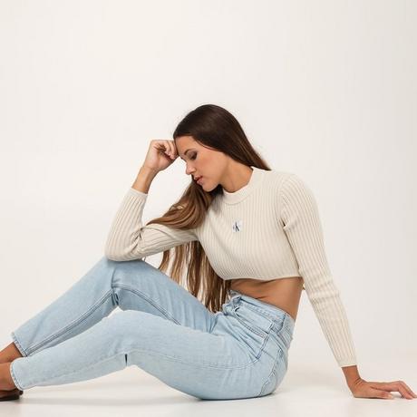 Calvin Klein Jeans  Pullover, Stehkragen, langarm 