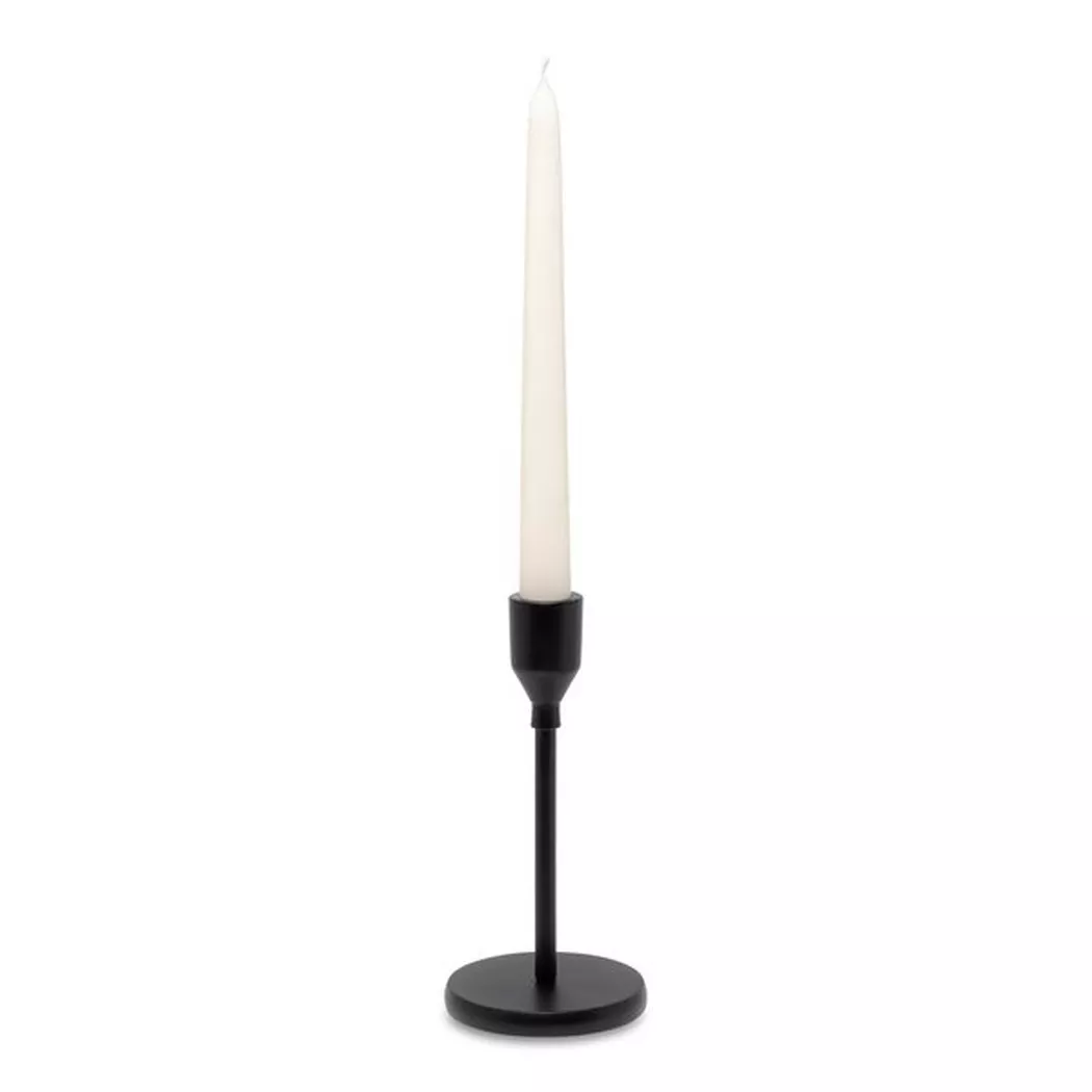 Manor - Kerzenständer, H18cm,Ø10cm, Black