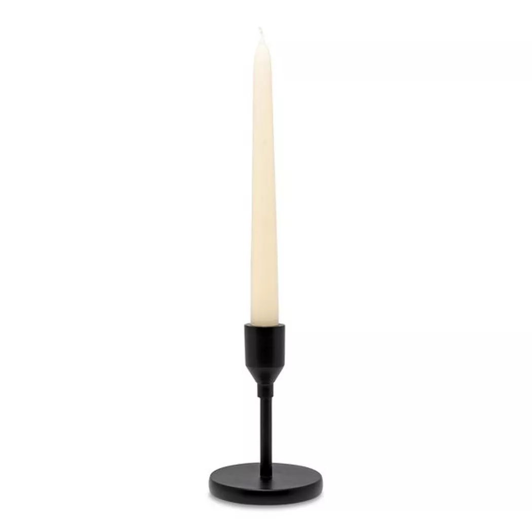 Manor - Kerzenständer, H13cm,Ø10cm, Black