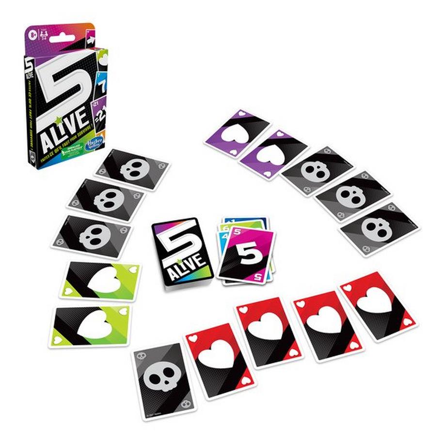 5 Alive Kartenspiel, Französisch 