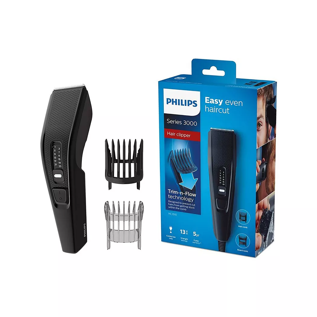 Philips hårtrimmer med snabb och enkel hårklippning tack vare DualCut-teknik
