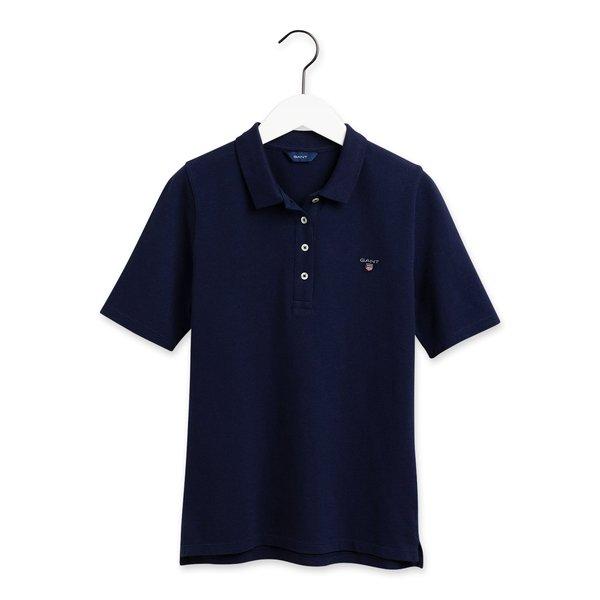 Image of Poloshirt, Kurzarm Damen Dunkelblau M