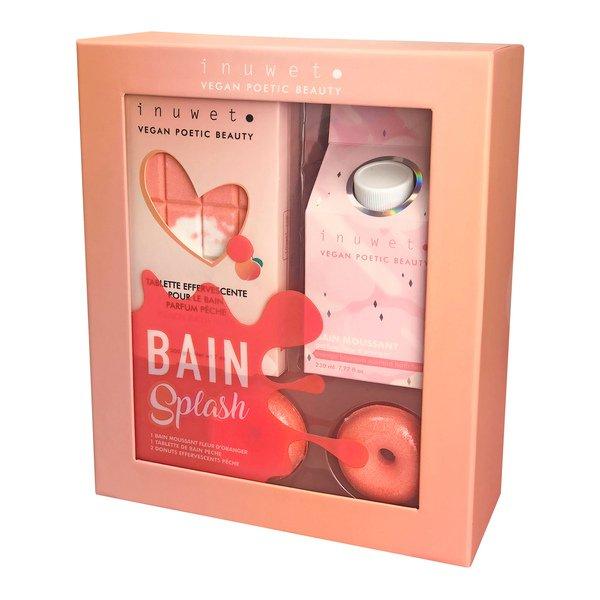 inuwet Peach Bath Set Coffret Splash Bain Pêche acheter en ligne MANOR