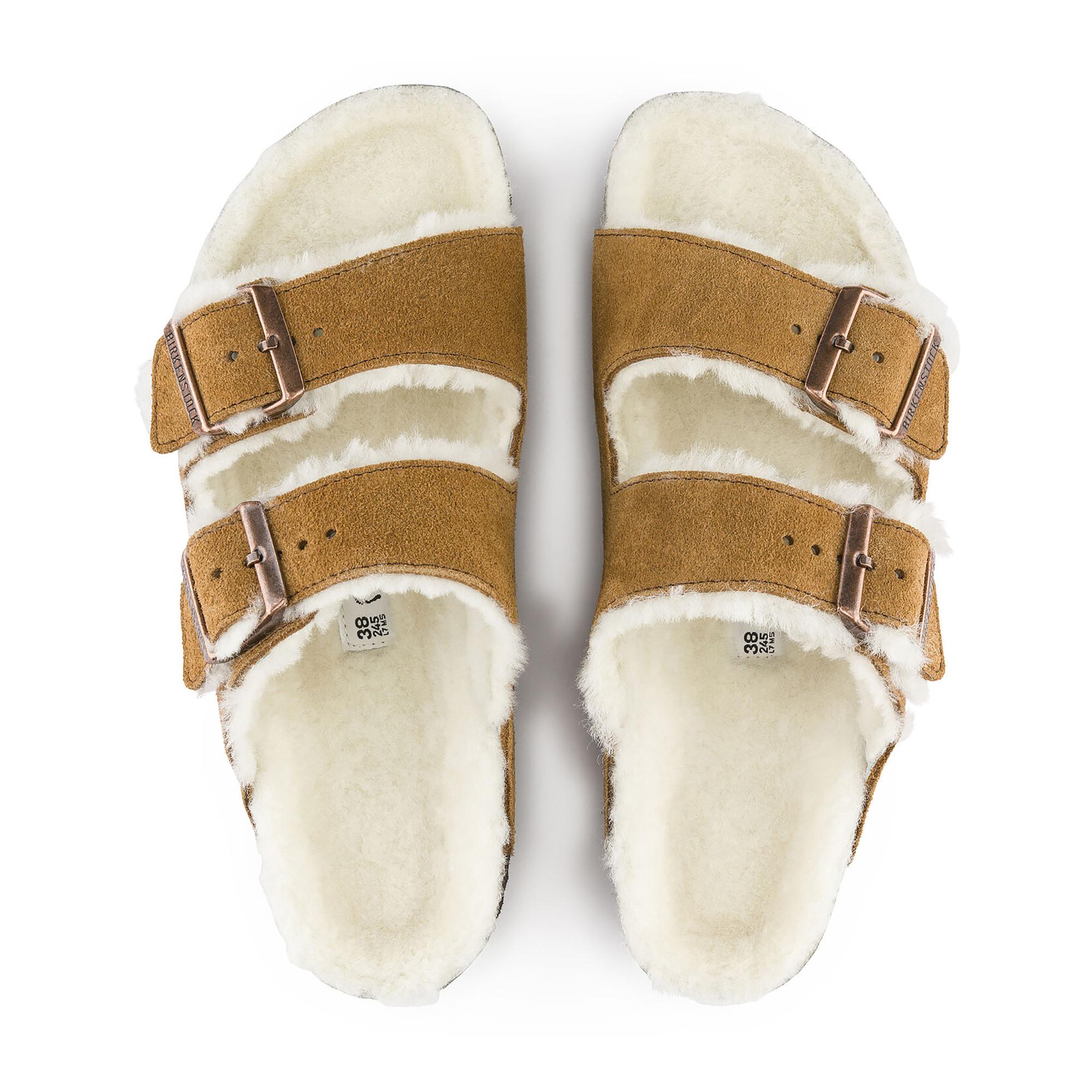 BIRKENSTOCK ARIZONA SHEARLING Sandalen, Flat 