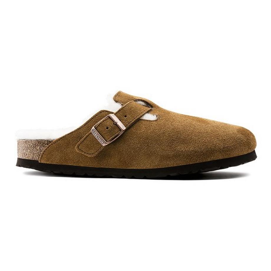 BIRKENSTOCK BOSTON SHEARLING Mules 
