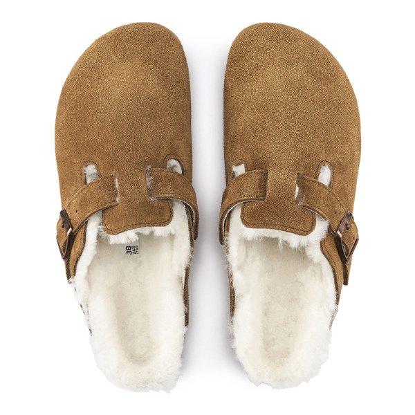 BIRKENSTOCK BOSTON SHEARLING Mules 