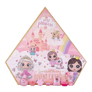 Adventskalender LITTLE PRINCESS in diamantförmiger Box