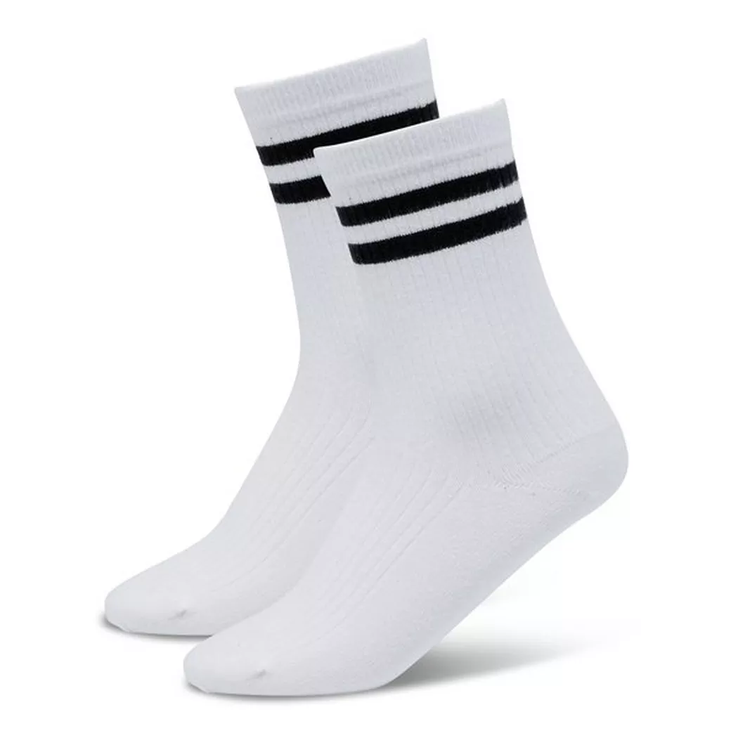 Manor Woman - Duopack, knöchellange Sportsocken, für Damen, Weiss, Größe 39-42