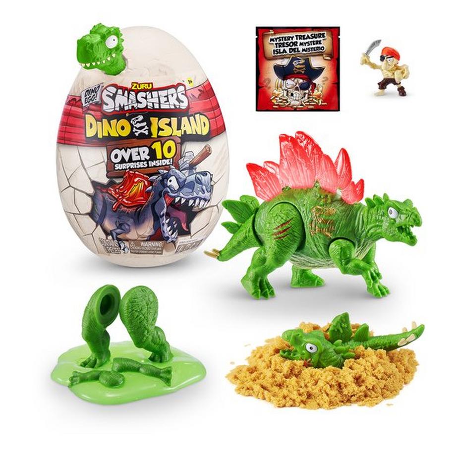 ZURU  Smashers Mini Dino Island Egg, Zufallsauswahl 