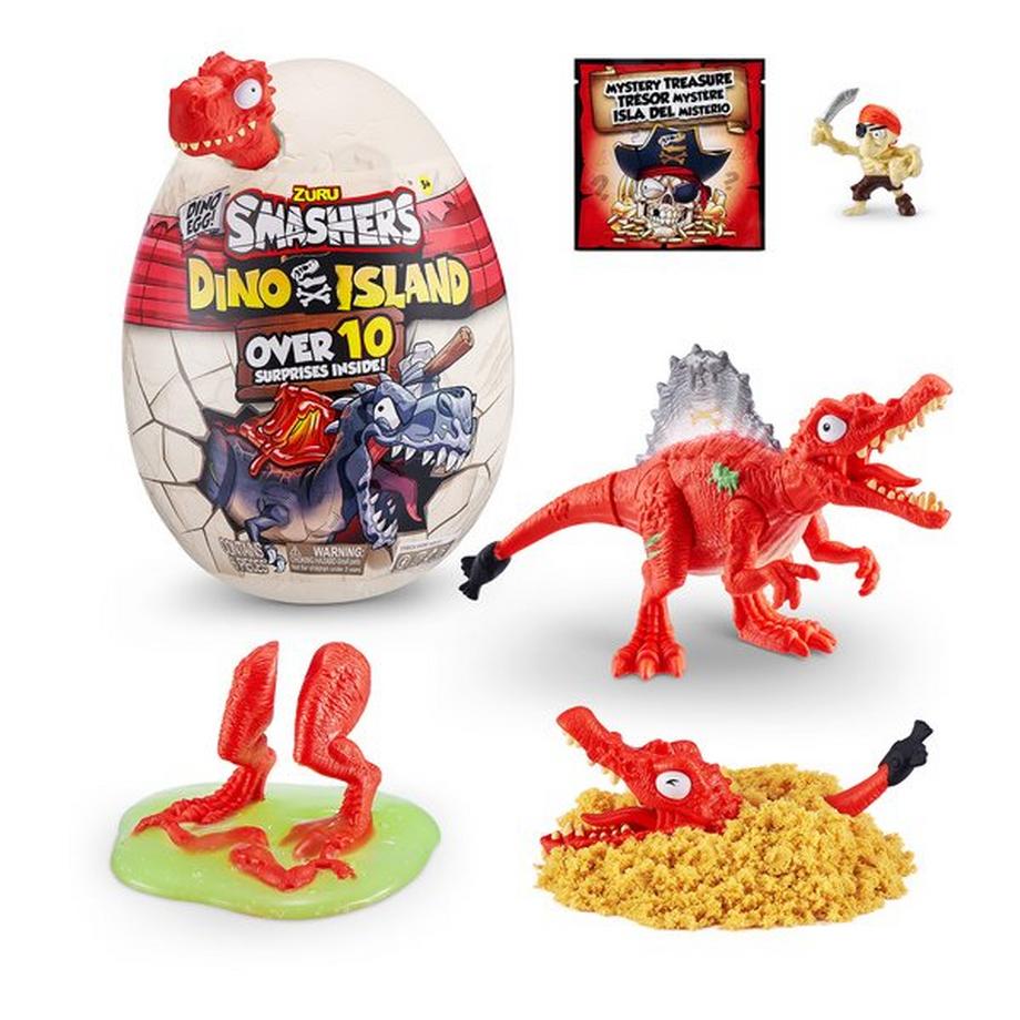 ZURU  Smashers Mini Dino Island Egg, Zufallsauswahl 