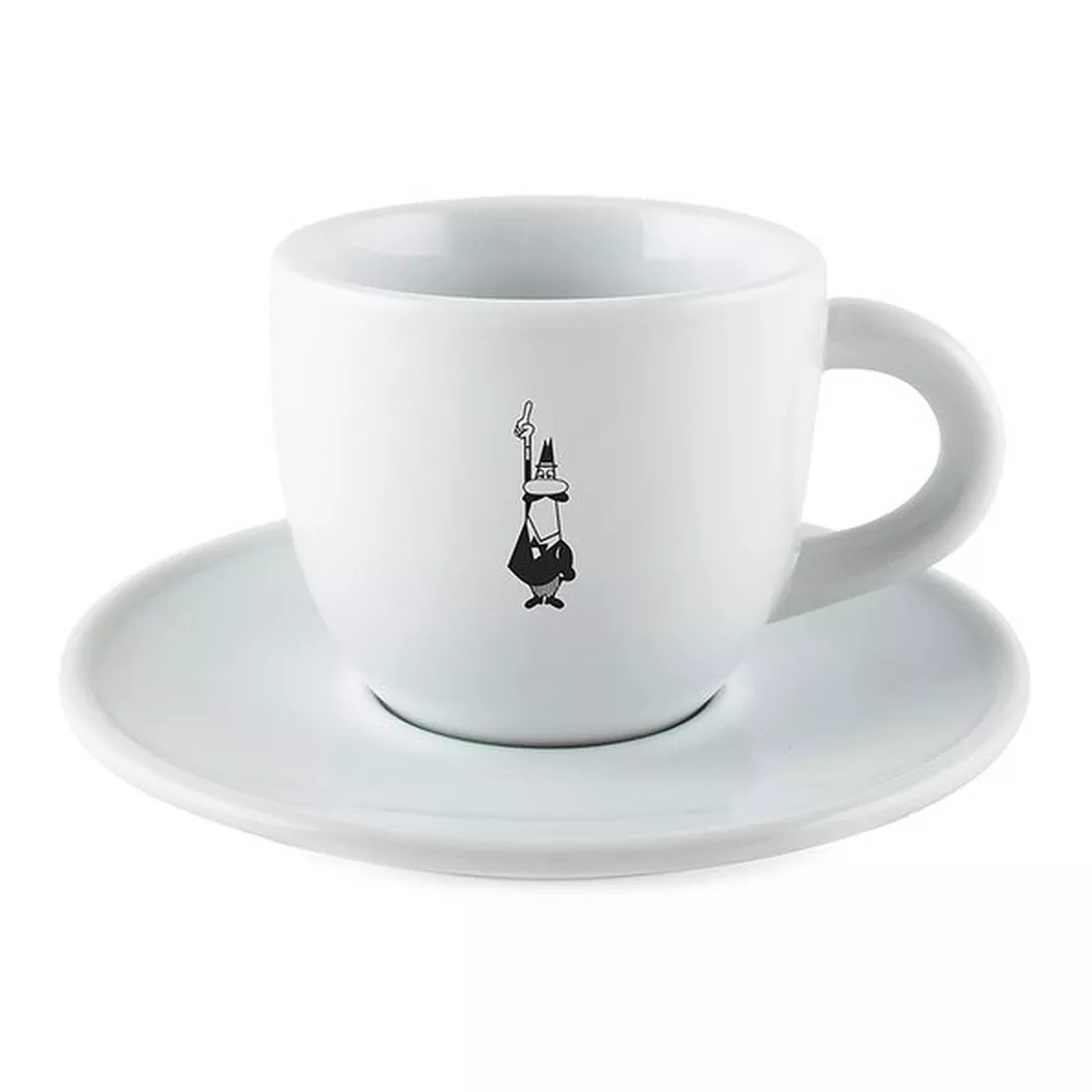Bialetti - Tasse, 240 ml, Weiss