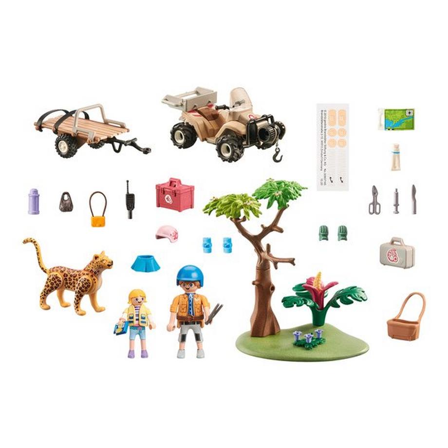 Playmobil  71011 Quad de secours pour animaux 