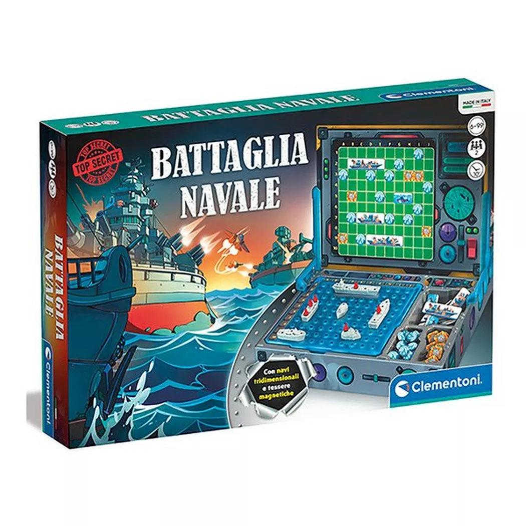 Clementoni - Battaglia Navale, Italienisch, Multicolor