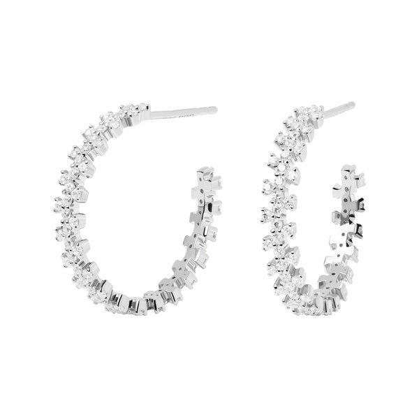 Image of Ohrringe Damen Silber 22mm