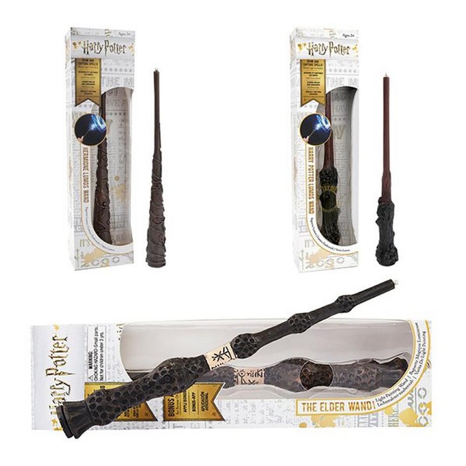 WOWStuff!  Harry Potter Zauberstab mit Licht, 1 Stück, Zufallsauswahl 