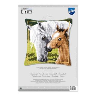 Vervaco Coussin au point de croix Cheval et poulain 