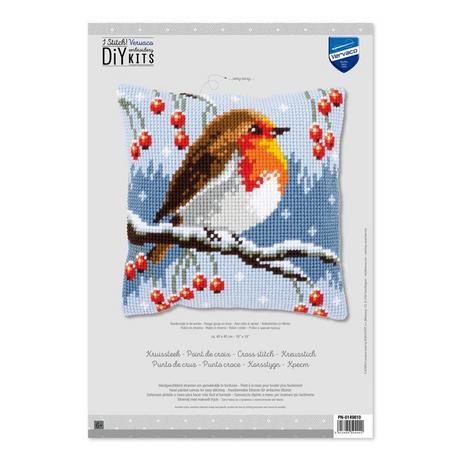 Vervaco Coussin au point de croix Oiseau 