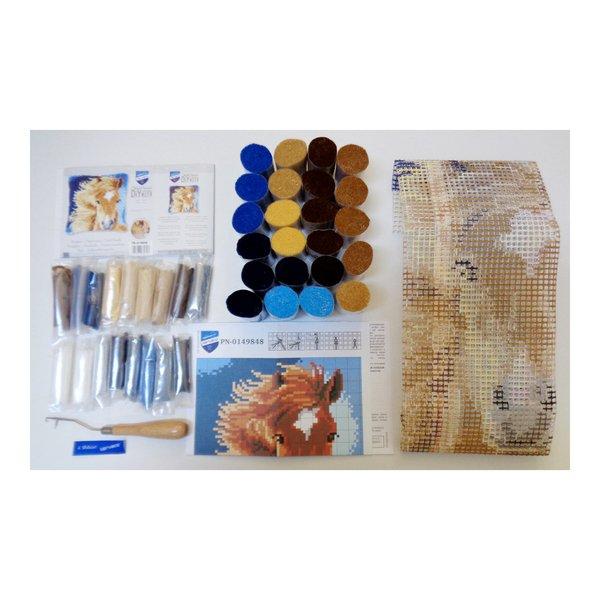 Vervaco Cuscino uncinetto Cavallo marrone 