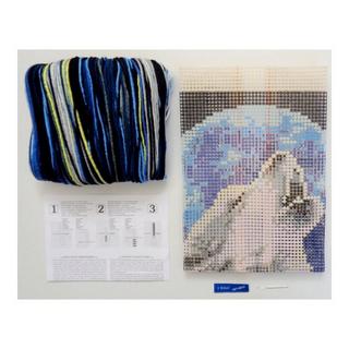 Vervaco Kreuzstichkissen Wolf 