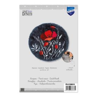 Vervaco Cuscino uncinetto Papaveri 