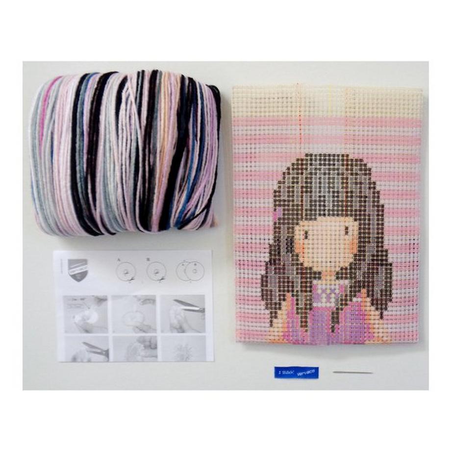 Vervaco Coussin au point de croix Gorjuss Les mots 