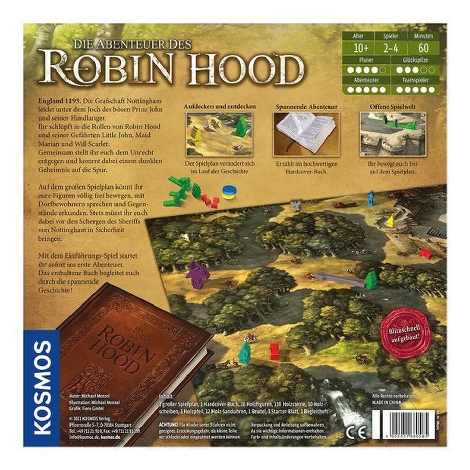 Kosmos  Die Abenteuer des Robin Hood, Deutsch 