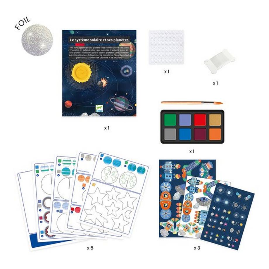 Djeco Kreativ-Set Mobile Sonnensystem 