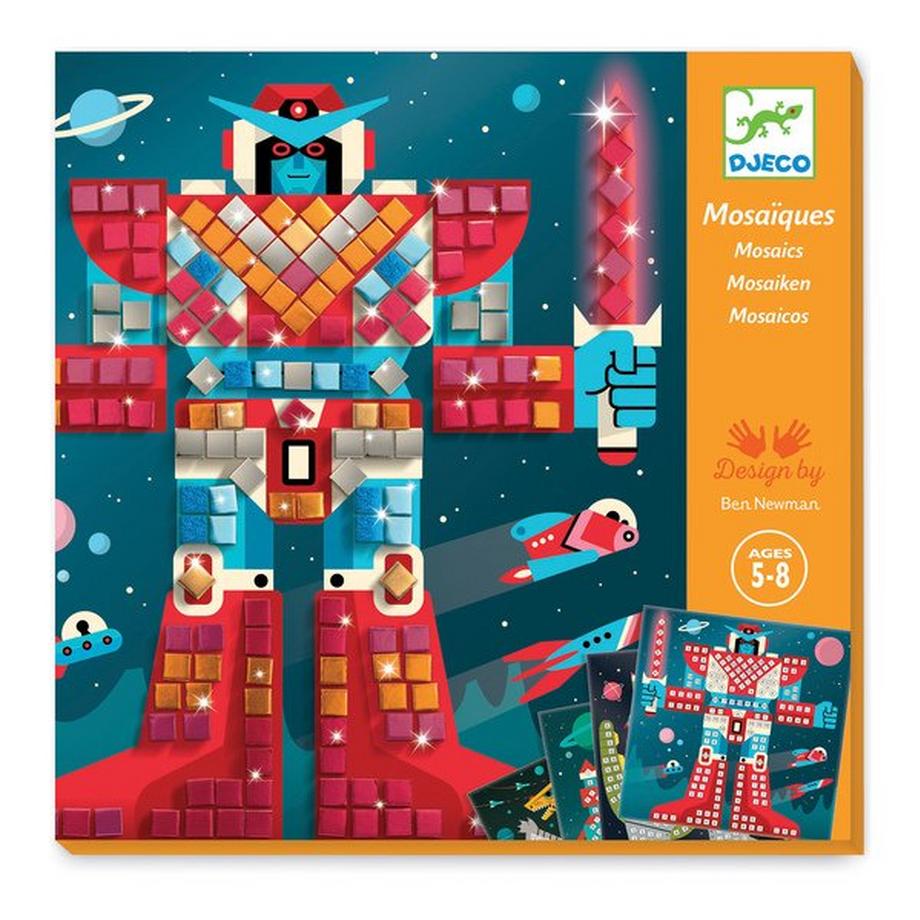 Djeco Set di artigianato mosaico Battaglia spaziale 